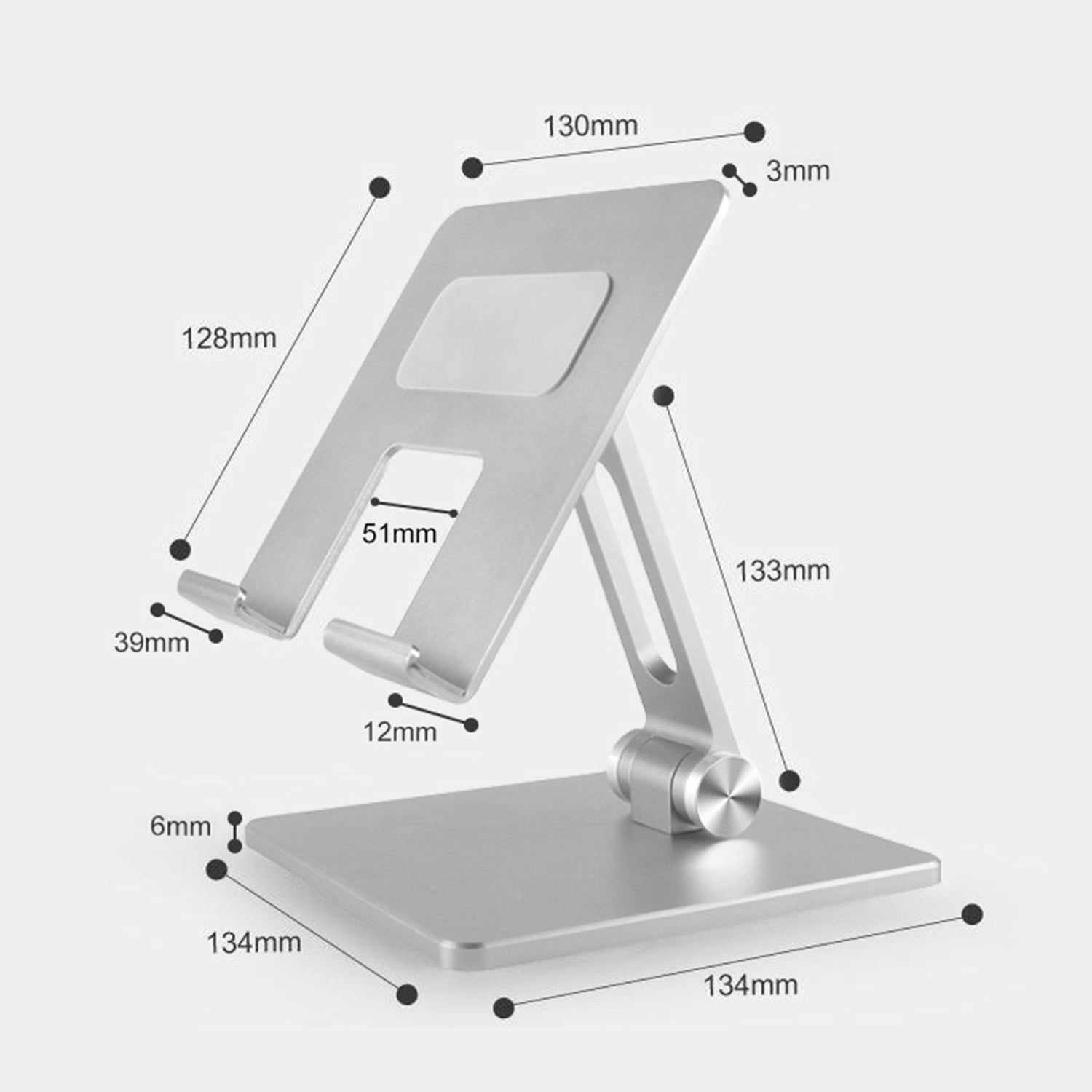 iPad folding stand for-Grey