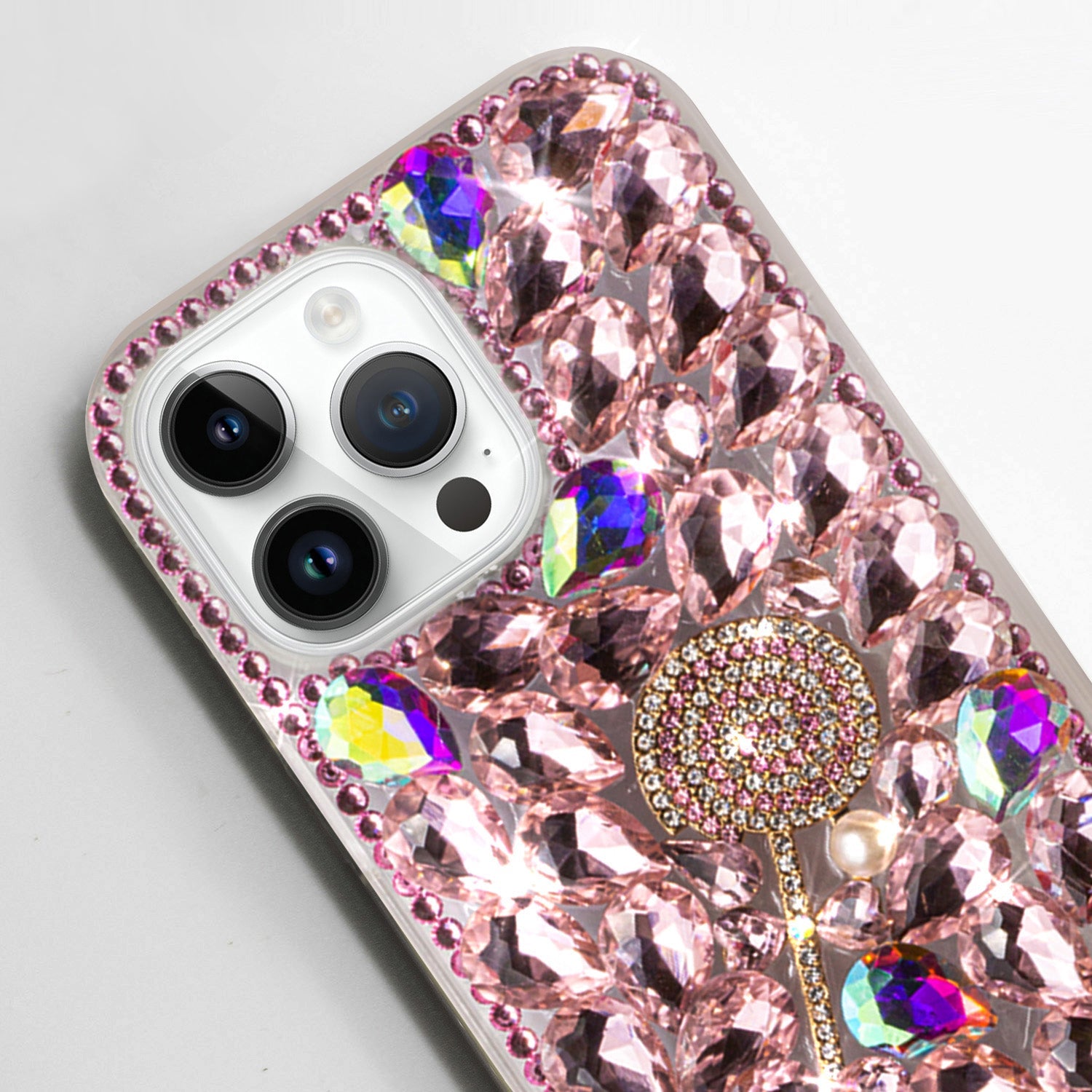 iPhone 13 Pro 3D diamond luxury bling bling TPU case