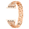 42/44/45mm Apple Watch SE/7/6/5/4/3/2/1 Bling Diamond Strap with Butterfly Clasp - Rose Gold
