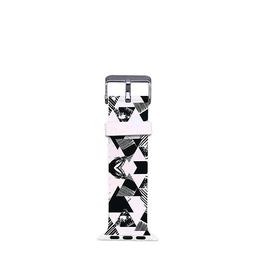Apple Watch Series 4/3/2/1 with Silver Buckle Rubber Design Colorful Replacement i Watch Bands