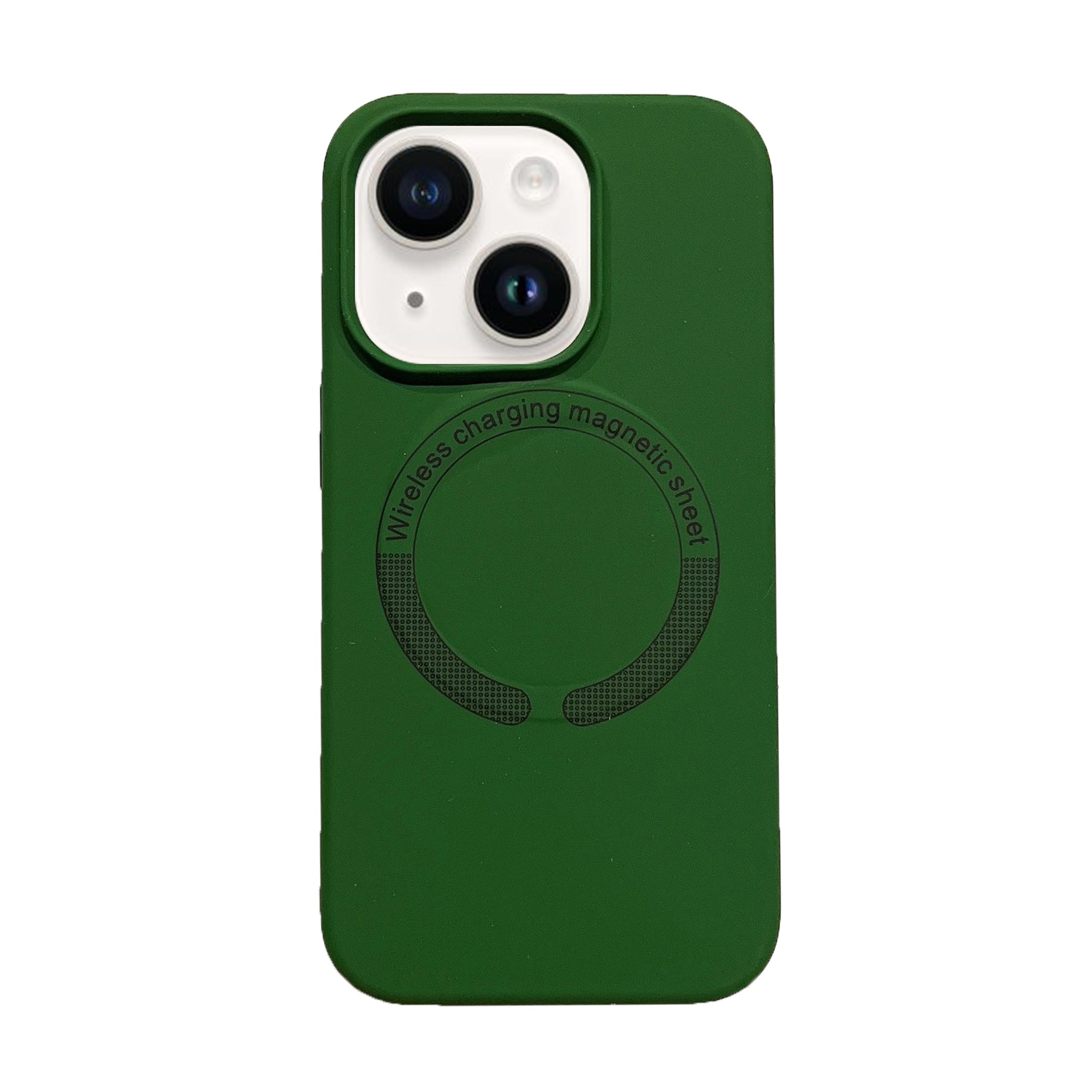 iPhone 14/13 Magnetic Absorption Silicone Protective Shell Case