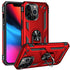 iPhone 14  Pro Dual Colors Ring Magnetic GPS car mount Phone Holder Case