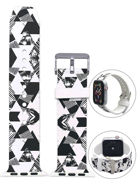 Apple Watch Series 4/3/2/1 with Silver Buckle Rubber Design Colorful Replacement i Watch Bands