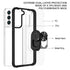 Samsung Galaxy S23 Transparent acrylic material with Magnetic GPS Car Mount Phone Holder Case support on the back