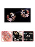 A Dozen of Flower Stud Earrings for Women Girls Cute Wreath Garland Earrings