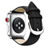 Leather Replacement i Watch Bands with Silver Buckle for Apple Watch Series7/6/SE/5/4/3/2/1