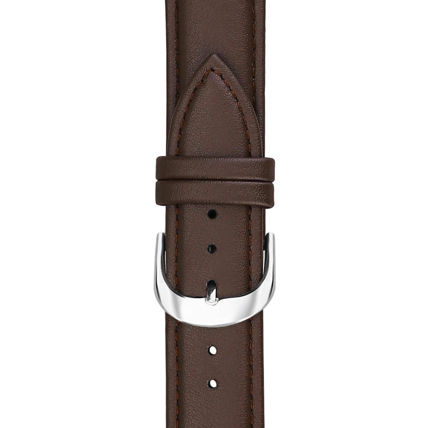 Leather Replacement i Watch Bands with Silver Buckle for Apple Watch Series7/6/SE/5/4/3/2/1