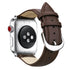 Leather Replacement i Watch Bands with Silver Buckle for Apple Watch Series7/6/SE/5/4/3/2/1