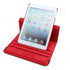 360 Degrees Rotating Leather Standing Case for iPad 4 - Hot Pink