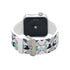 Apple Watch Series 4/3/2/1 with Silver Buckle Rubber Design Colorful Replacement i Watch Bands