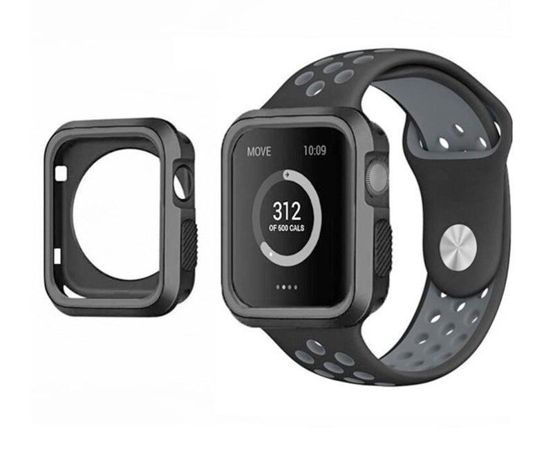 42mm Two color TPU soft case for Apple Watch  Series 3/2/1