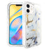 iPhone 12 /12Pro (6.1") Anti-Shock Durable Protective TPU Heavy Duty Marble Clear Case