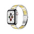 Solid Stainless Steel Metal Replacement Watchband with two-color strap Compatible with iWatch 7/SE /6/ 5/ 4 /3/ 2/1(38mm/40mm,41mm)