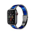 Solid Stainless Steel Metal Replacement Watchband with two-color strap Compatible with iWatch 7/SE /6/ 5/ 4 /3/ 2/1(38mm/40mm,41mm)