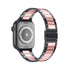 Solid Stainless Steel Metal Replacement Watchband with two-color strap Compatible with iWatch 7/SE /6/ 5/ 4 /3/ 2/1(38mm/40mm,41mm)