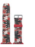 Apple Watch Series 4/3/2/1 with Silver Buckle Rubber Design Colorful Replacement i Watch Bands