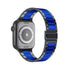 Solid Stainless Steel Metal Replacement Watchband with two-color strap Compatible with iWatch 7/SE /6/ 5/ 4 /3/ 2/1(38mm/40mm,41mm)