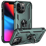 iPhone 14  Pro Dual Colors Ring Magnetic GPS car mount Phone Holder Case
