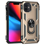 iPhone 11  (6.1") Dual Cagnetic GPS car mounolors Ring Mt Phone Holder case