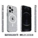 iPhone 14 ProMax  Magnetic attraction shiny transparency  Case