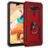 LG K51  Dual Colors Ring Magnetic GPS car mount Phone Holder case