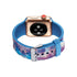 Apple Watch Series 4/3/2/1 with Silver Buckle Rubber Design Colorful Replacement i Watch Bands