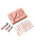 16 in 1 Manicure Set Professional Nail foot Clippers Scissors Kit Pedicure Care Tools Stainless Steel Grooming Kit - Rose Gold