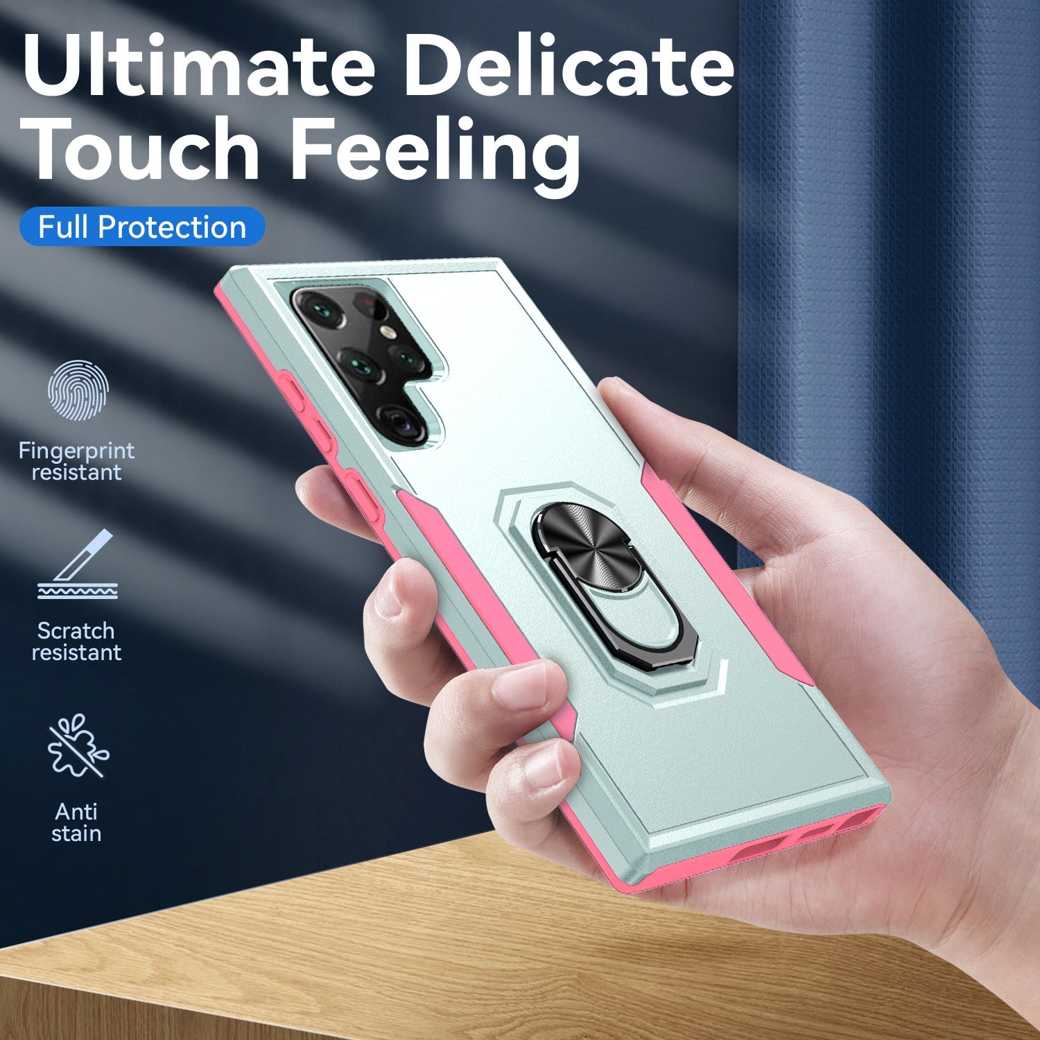 Samsung Galaxy S23 UItra Kickstand fully protected heavy-duty shockproof case