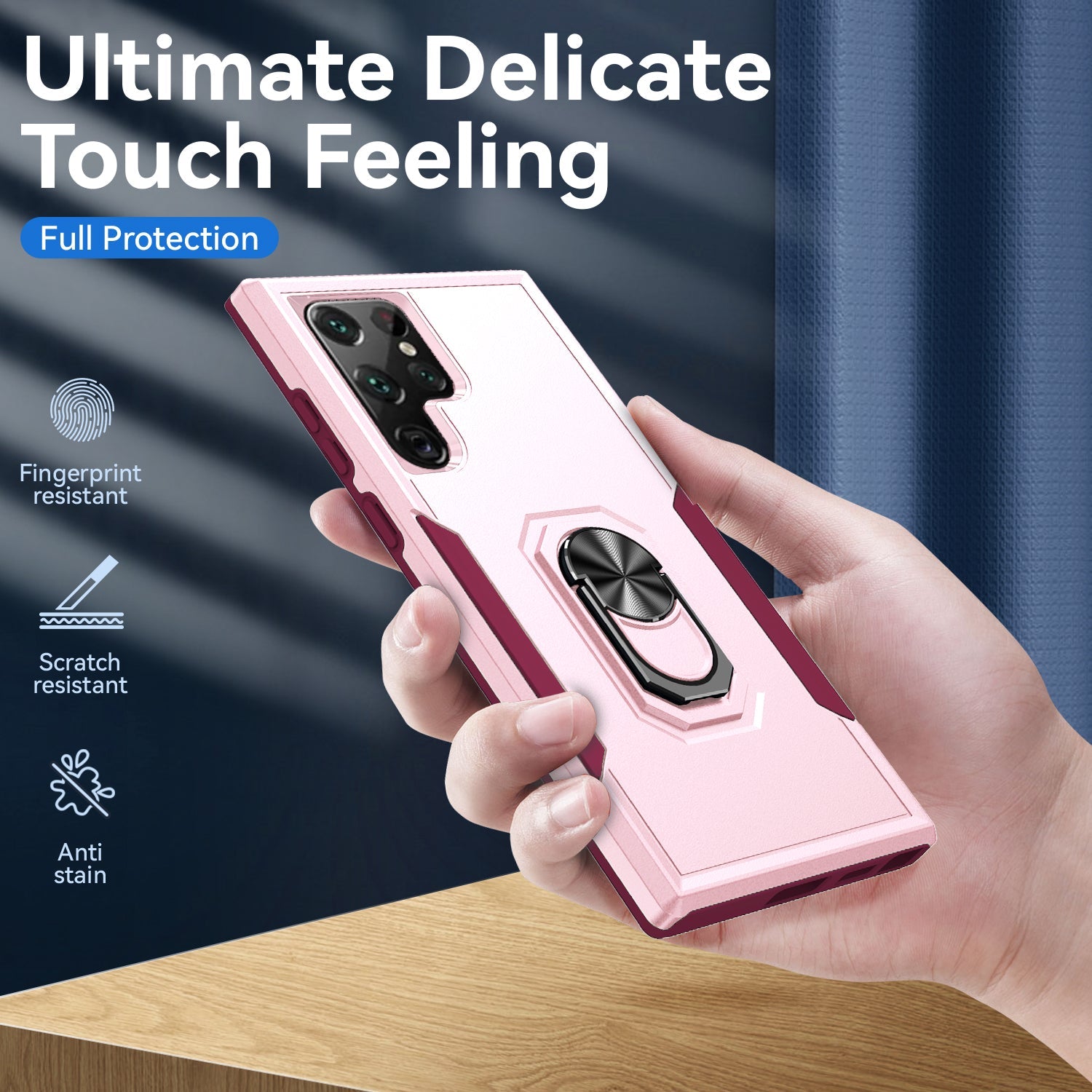 Samsung Galaxy S23 UItra Kickstand fully protected heavy-duty shockproof case
