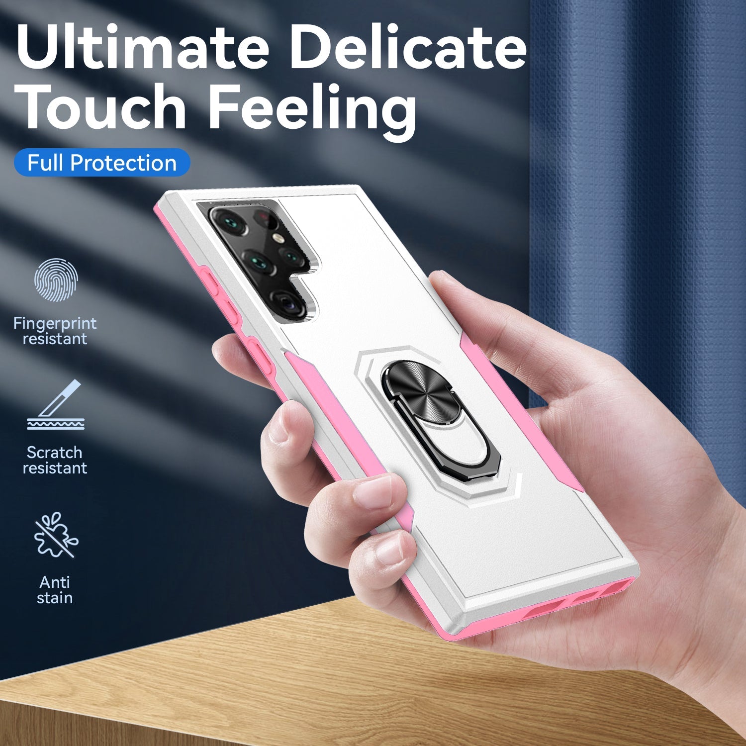 Samsung Galaxy S23 UItra Kickstand fully protected heavy-duty shockproof case