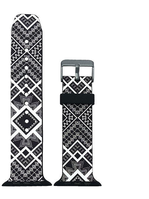 Apple Watch Series 4/3/2/1 with Silver Buckle Rubber Design Colorful Replacement i Watch Bands