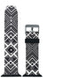 Apple Watch Series 4/3/2/1 with Silver Buckle Rubber Design Colorful Replacement i Watch Bands