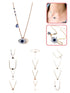 A Dozen of Gold Necklaces for Women and Girls (X153)