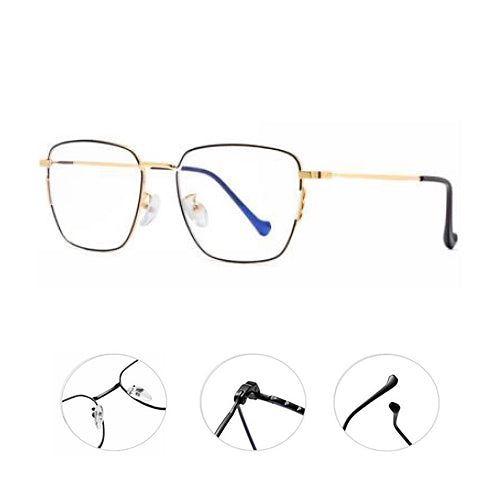 A Dozen of Blue light Blocking Computer Prescription Reading Glasses Metal Frame (1901)