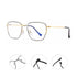 A Dozen of Blue light Blocking Computer Prescription Reading Glasses Metal Frame (1901)