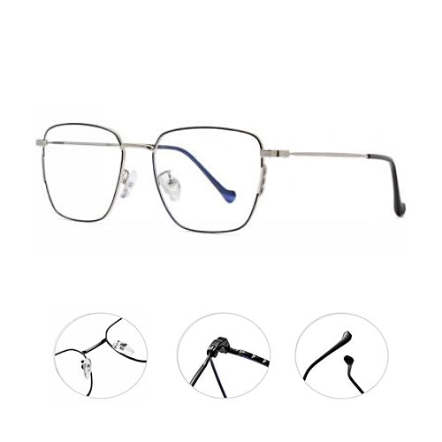 A Dozen of Blue light Blocking Computer Prescription Reading Glasses Metal Frame (1901)