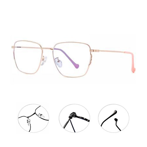 A Dozen of Blue light Blocking Computer Prescription Reading Glasses Metal Frame (1901)