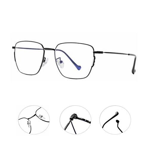 A Dozen of Blue light Blocking Computer Prescription Reading Glasses Metal Frame (1901)