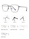A Dozen of Blue light Blocking Computer Prescription Reading Glasses Metal Frame (1901)
