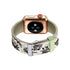 Apple Watch Series 4/3/2/1 with Silver Buckle Rubber Design Colorful Replacement i Watch Bands