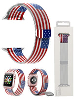 42 mm Stainless Steel Wristband for i-Watch Series 4/3/2/1  Milanese Loop with Strong Magnetic Closure Strap