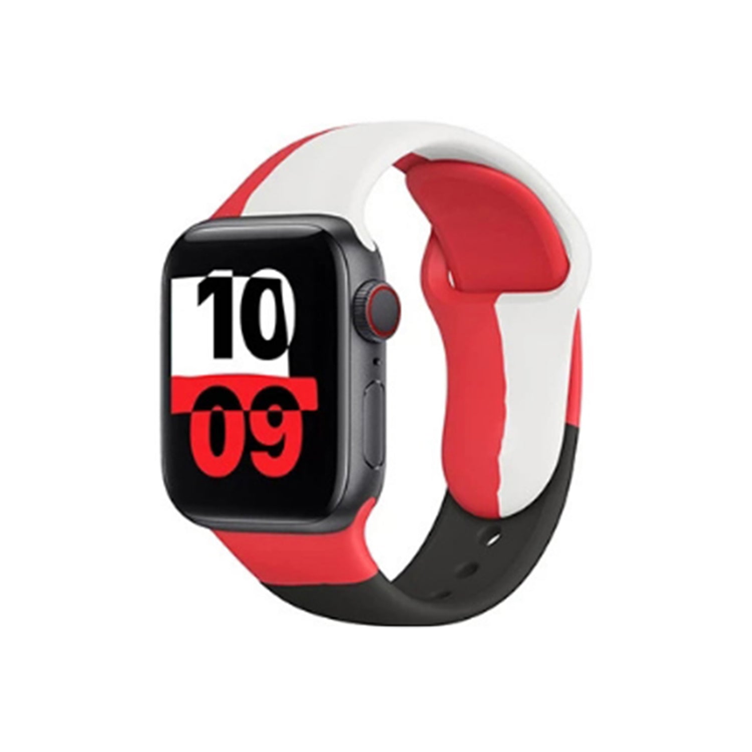 38/40/41mm Color soft silicone strap, suitable for Apple Watch series SE /7/6/ 5/ 4 /3/ 2/ 1