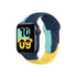 38/40/41mm Color soft silicone strap, suitable for Apple Watch series SE /7/6/ 5/ 4 /3/ 2/ 1