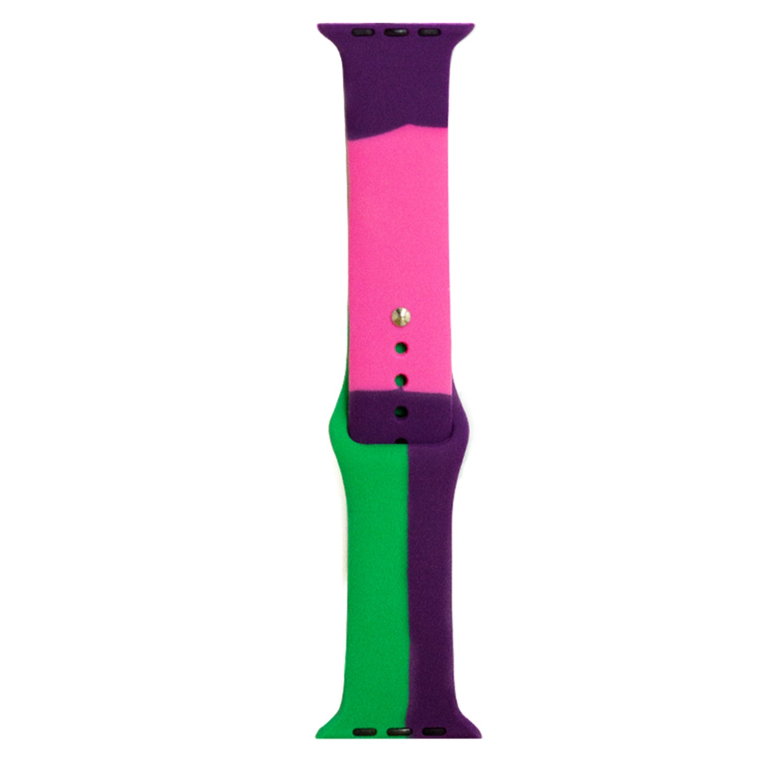 38/40/41mm Color soft silicone strap, suitable for Apple Watch series SE /7/6/ 5/ 4 /3/ 2/ 1