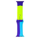 38/40/41mm Color soft silicone strap, suitable for Apple Watch series SE /7/6/ 5/ 4 /3/ 2/ 1