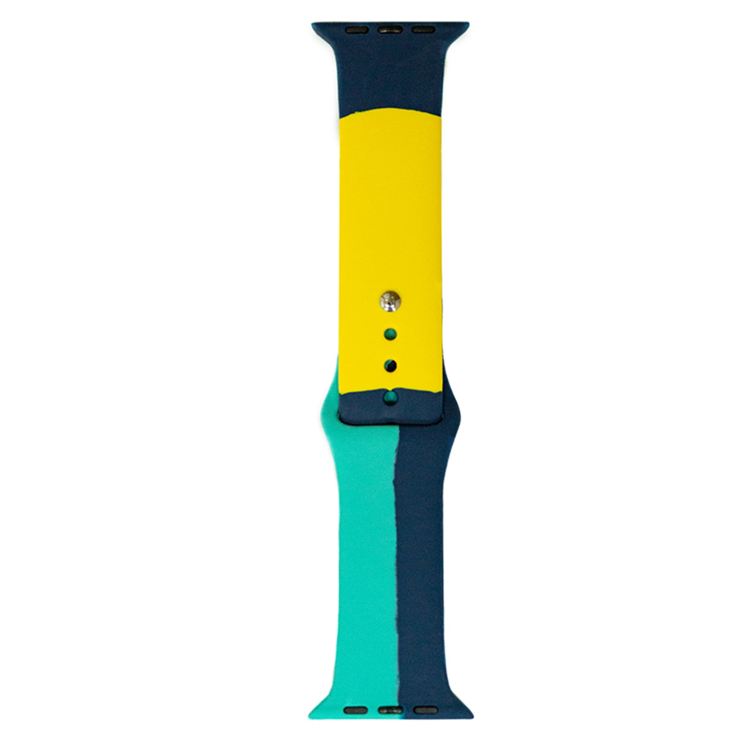 38/40/41mm Color soft silicone strap, suitable for Apple Watch series SE /7/6/ 5/ 4 /3/ 2/ 1