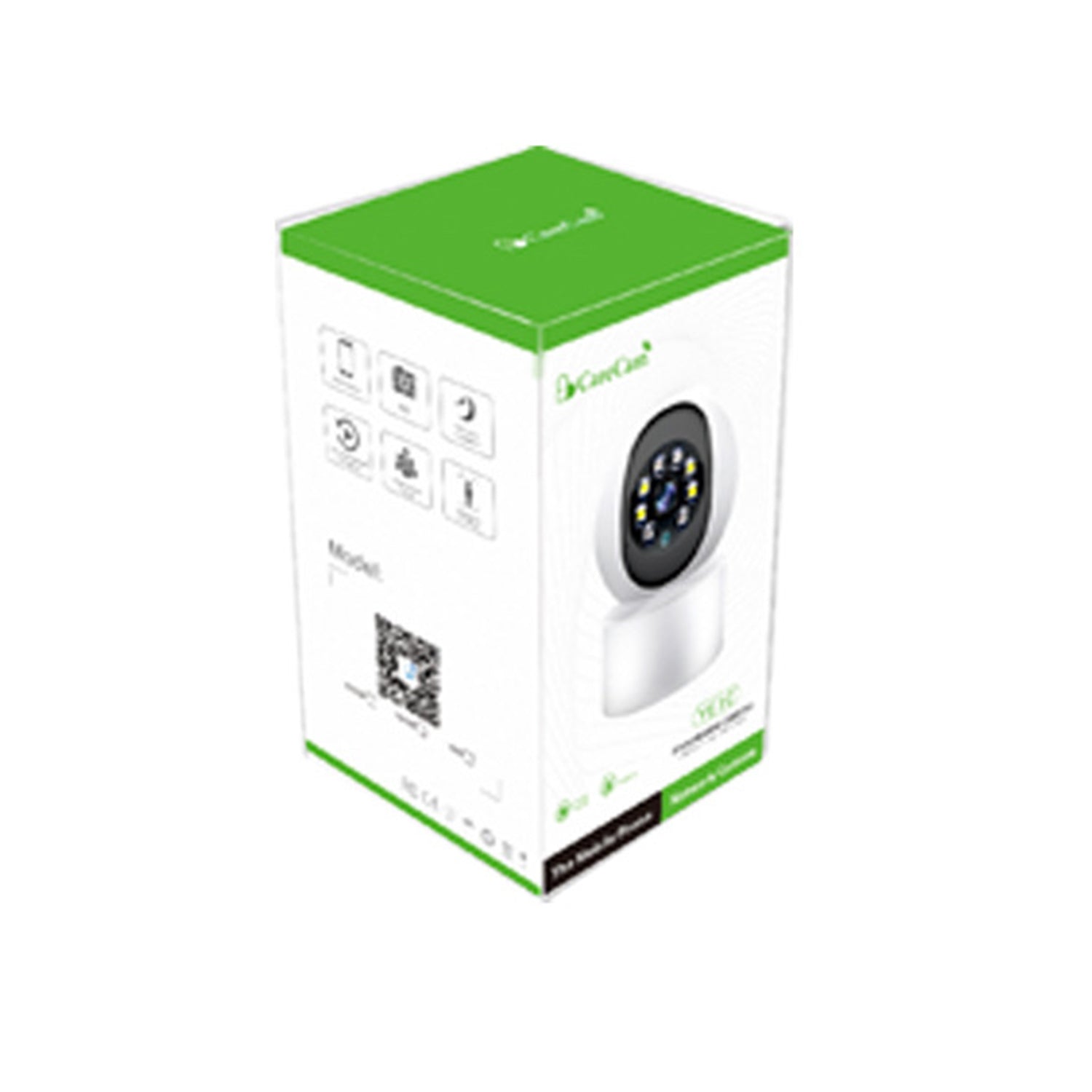 Indoor baby surveillance camera HD night vision monitor-White