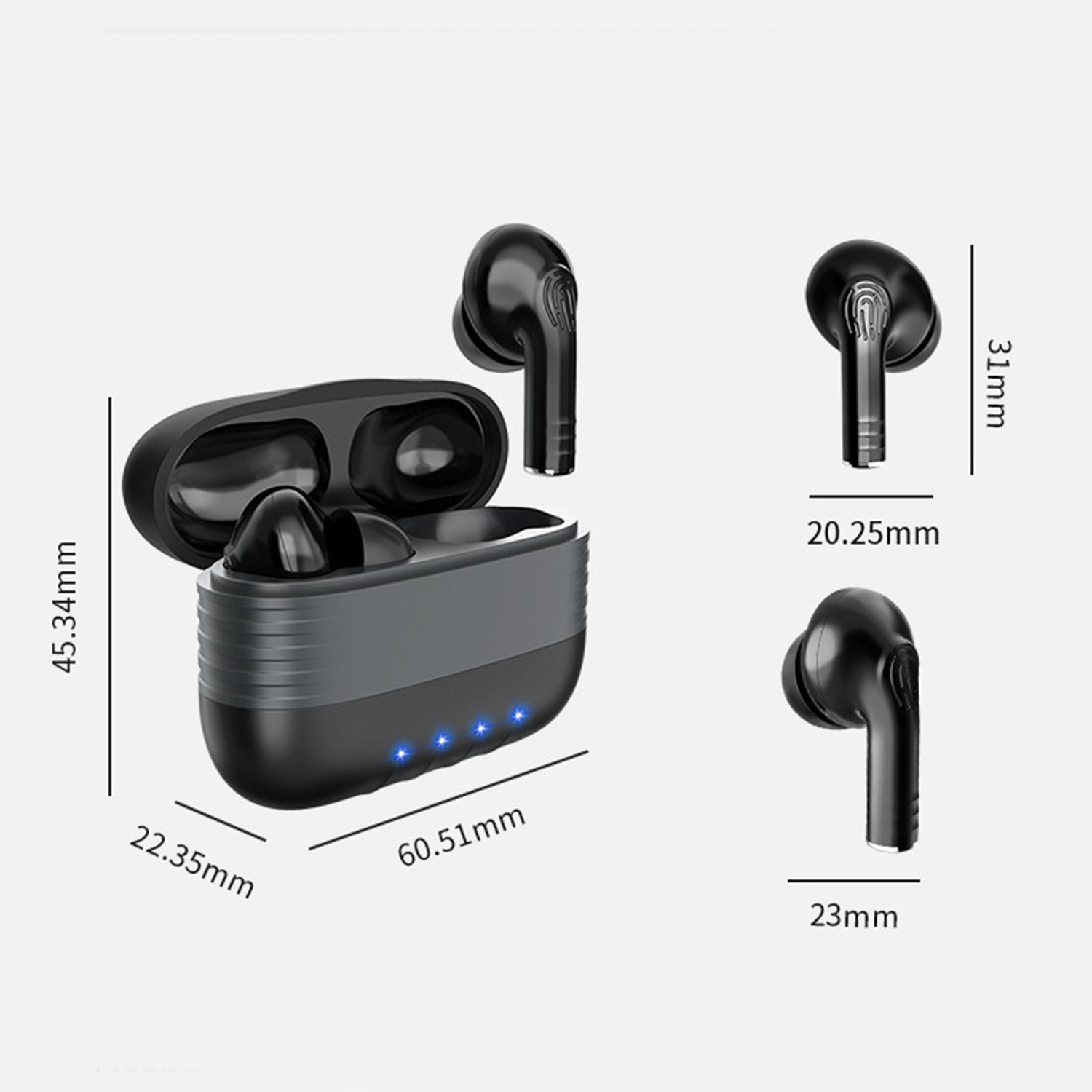 Fingerprint switch noise reduction headset