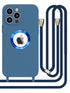 iPhone 12 Pro Max Soft silicone case fine hole logo hollowed out with adjustable hanging rope