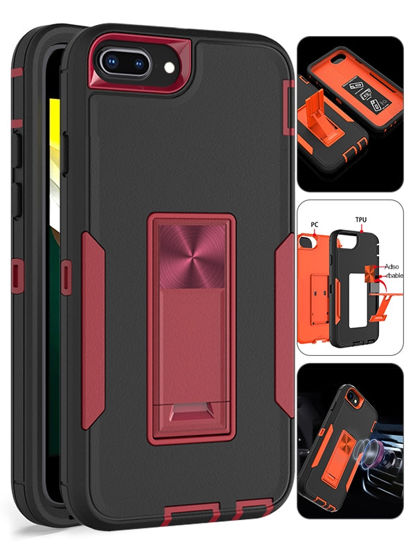 iPhone  6/7/8 Plus(5.5'') Kickstand fully protected heavy-duty shockproof case